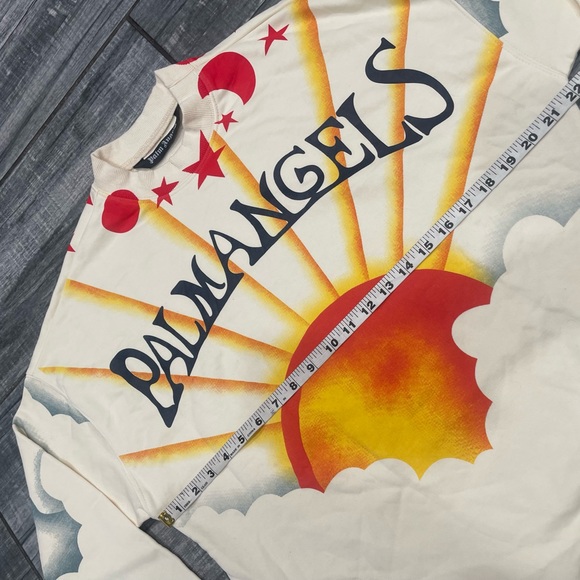Palm Angels Sunrise crewneck sweatshirt size Large - Picture 5 of 13